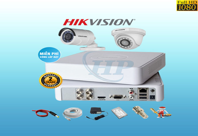 Bộ 2 Mắt Camera Hikvision Giá Rẻ Lắp Đặt Trọn Gói 2 bo-2-mat-camera-hikvision-gia-re