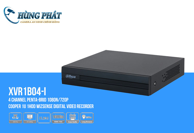 Bộ 3 Mắt Camera Dahua Giá Rẻ Lắp Đặt Trọn Gói 5 dau-ghi-dh-xvr-1b04-i