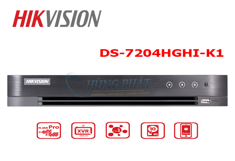 Bộ 4 Mắt Camera Hikvision Giá Rẻ Lắp Đặt Trọn Gói 5 dau-ghi-hikvision-ds-7204-hghi-k1